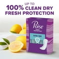 thumbnail image 3 of Poise Ultra Thin Incontinence Pads, 3 Drop Light Absorbency, Regular Length, 28 Count, 3 of 7
