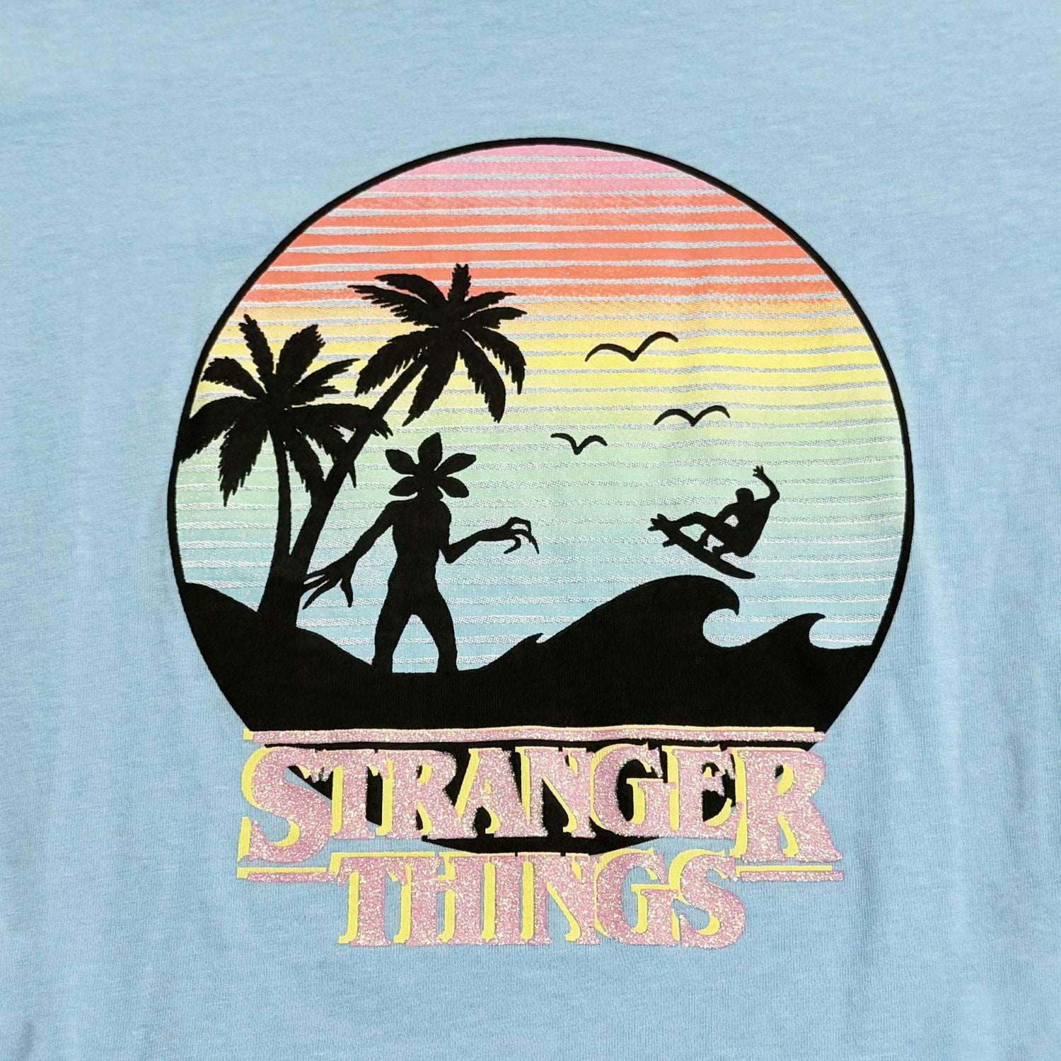 Stranger Things Girls Skate Short Sleeve T-Shirt