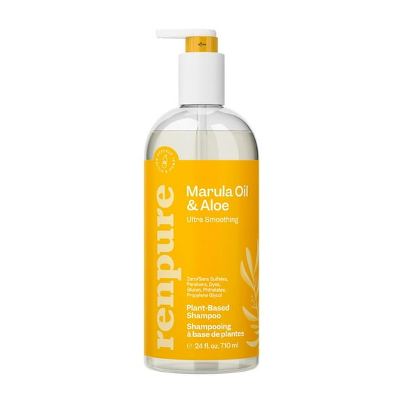 Shampooing d'huile de marula & aloès ultra lissant à base de plantes de Renpure