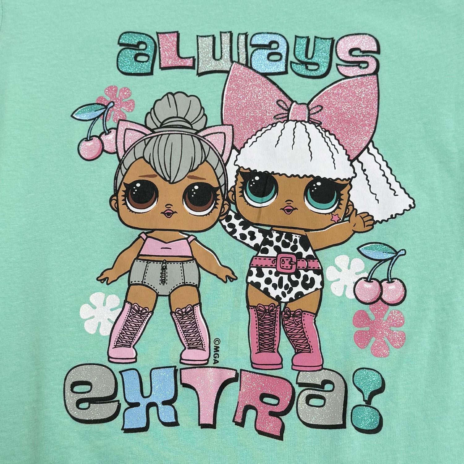 L.O.L SURPRISE! Girls Always Extra Short Sleeve T-Shirt