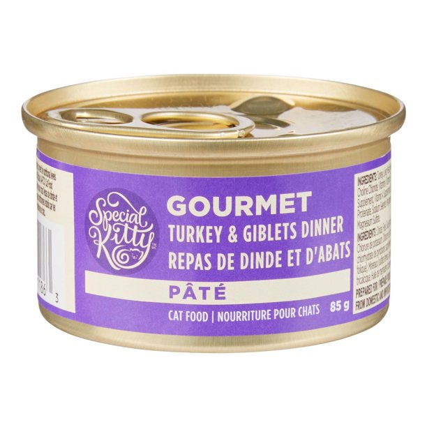 Special Kitty Gourmet Turkey And Giblets Dinner Cat Food, Turkey And