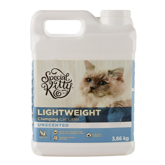 Special Kitty Unscented Lightweight Clumping Cat Litter, 3.86 Kg
