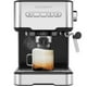 Machine à expresso Chefman Easy-Brew avec vapeur de lait, cappuccino à un ou deux coups et machine à expresso avec machine à latte<br>Mousseur, finition en acier inoxydable Machine à expresso Easy-Brew – image 1 sur 7