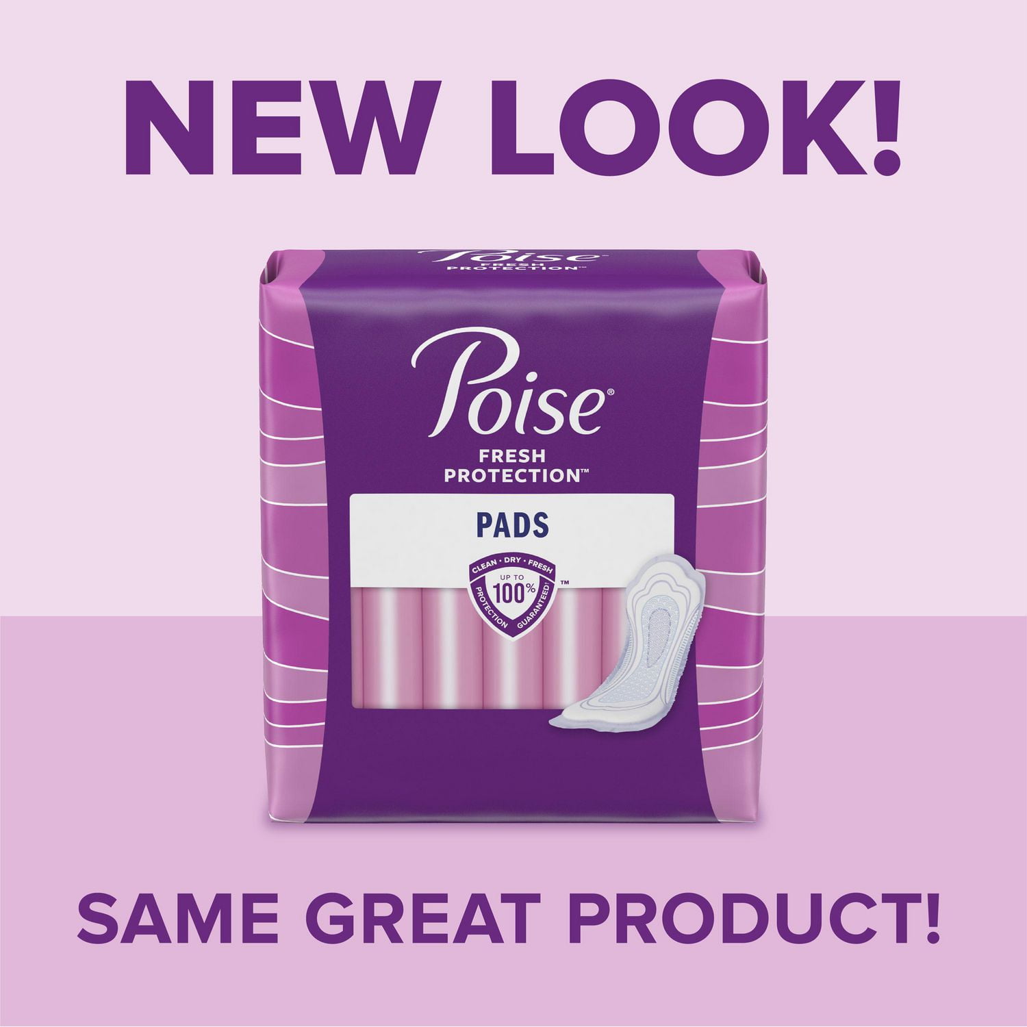 Poise Postpartum Incontinence Pads, Moderate Absorbency, Long, 54 Count -  Beta Shop