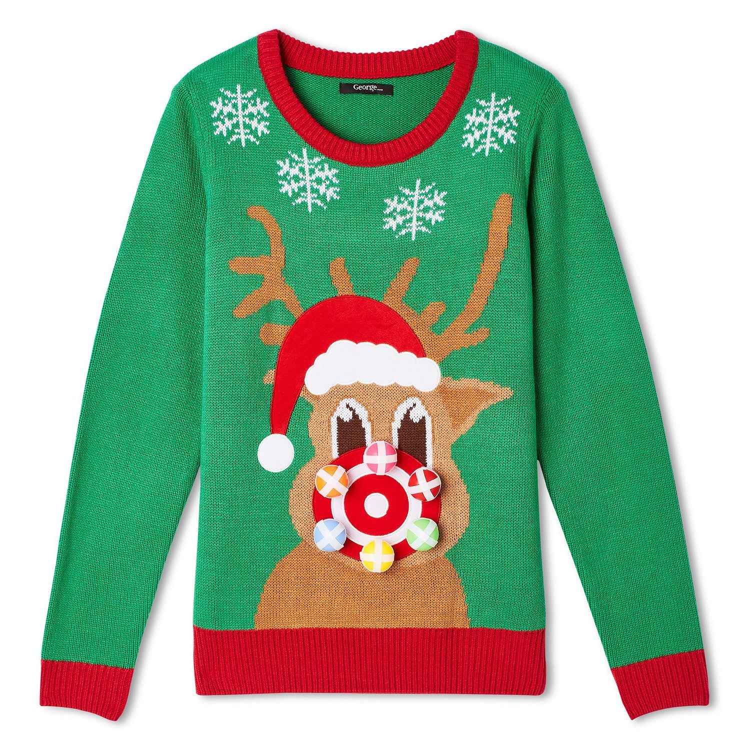 George Women's Reindeer Sweater