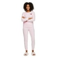 thumbnail image 1 of No Boundaries Women's Plush Pajamas 2-Piece Set, 1 of 6