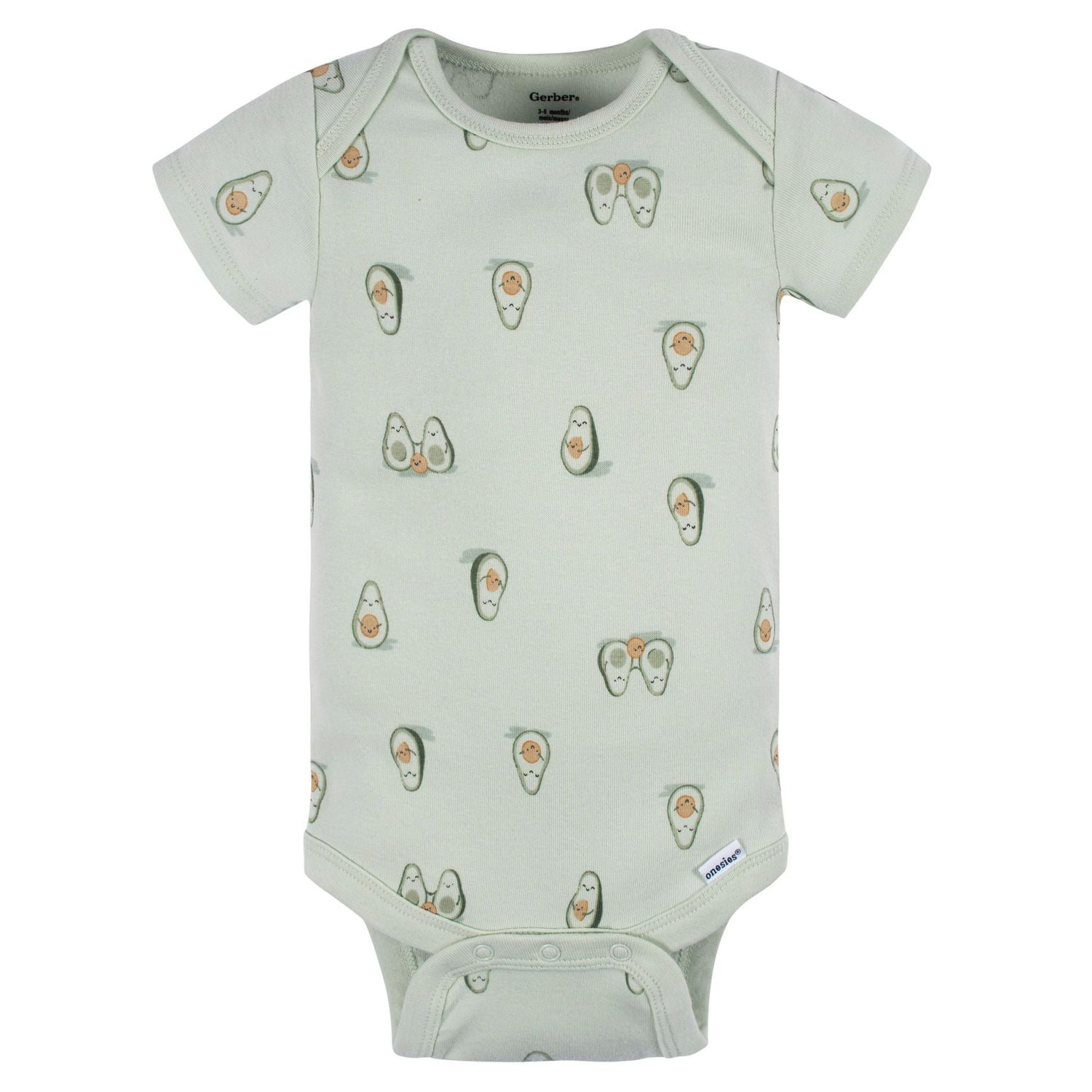 Gerber 3-Pack Baby Short Sleeve Onesies Bodysuit, Comfort. Soft. Stretch.