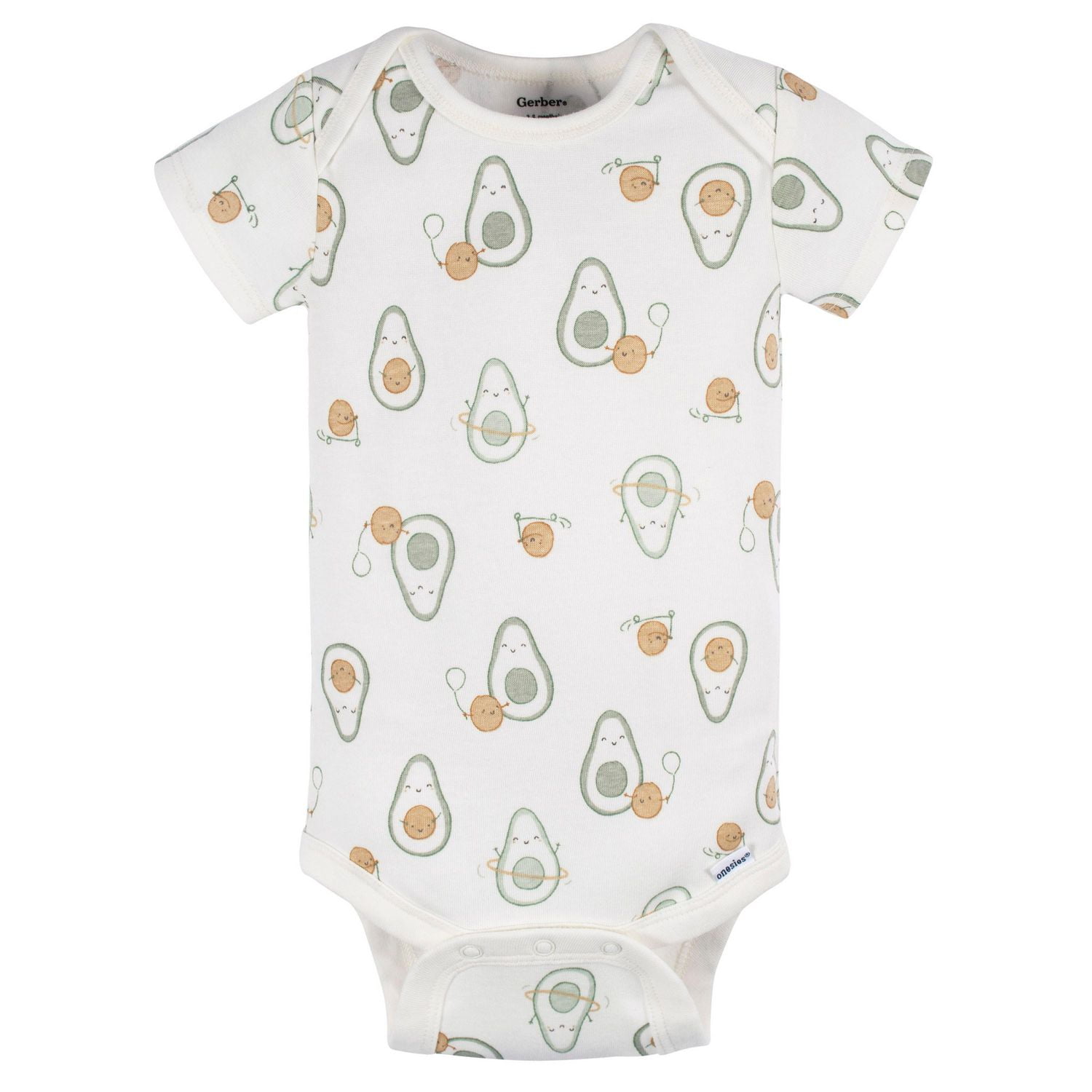 Gerber 3-Pack Baby Short Sleeve Onesies Bodysuit, Comfort. Soft. Stretch.