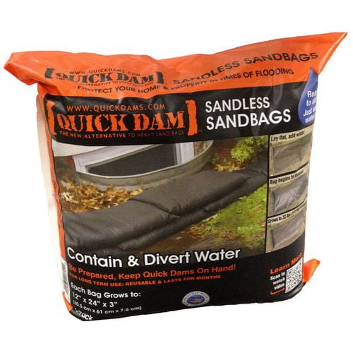 Alternative aux sacs de sable Quick Dam - paquet de 6
