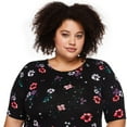 thumbnail image 4 of George Women's Plus Sharkbite Hem Tee, 4 of 6