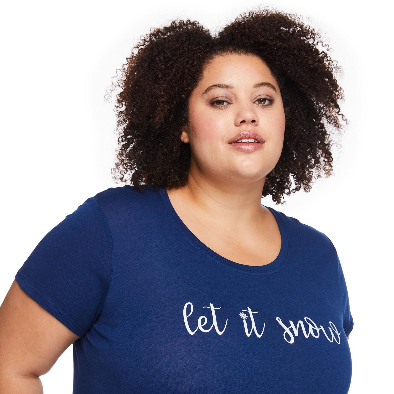 George Women's Plus Scoop Neckline Sleep Tee