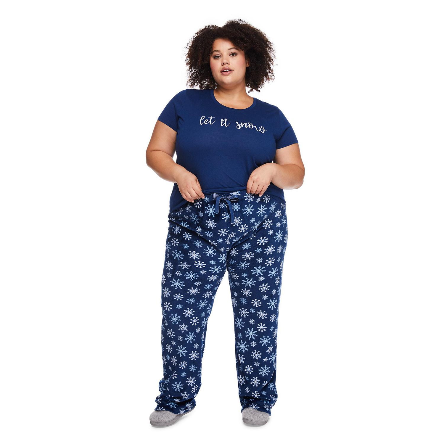 Pantalon de pyjama en peluche George Plus pour femmes