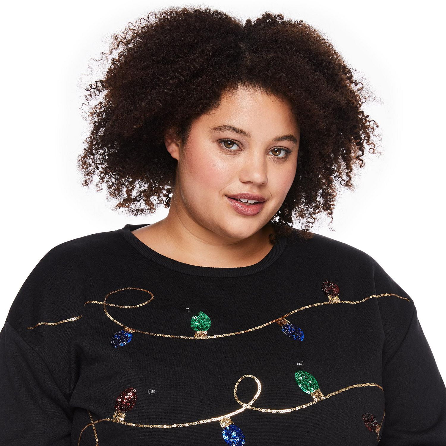 Chandail de Noël en molleton George Plus pour femmes Tailles 1X-4X