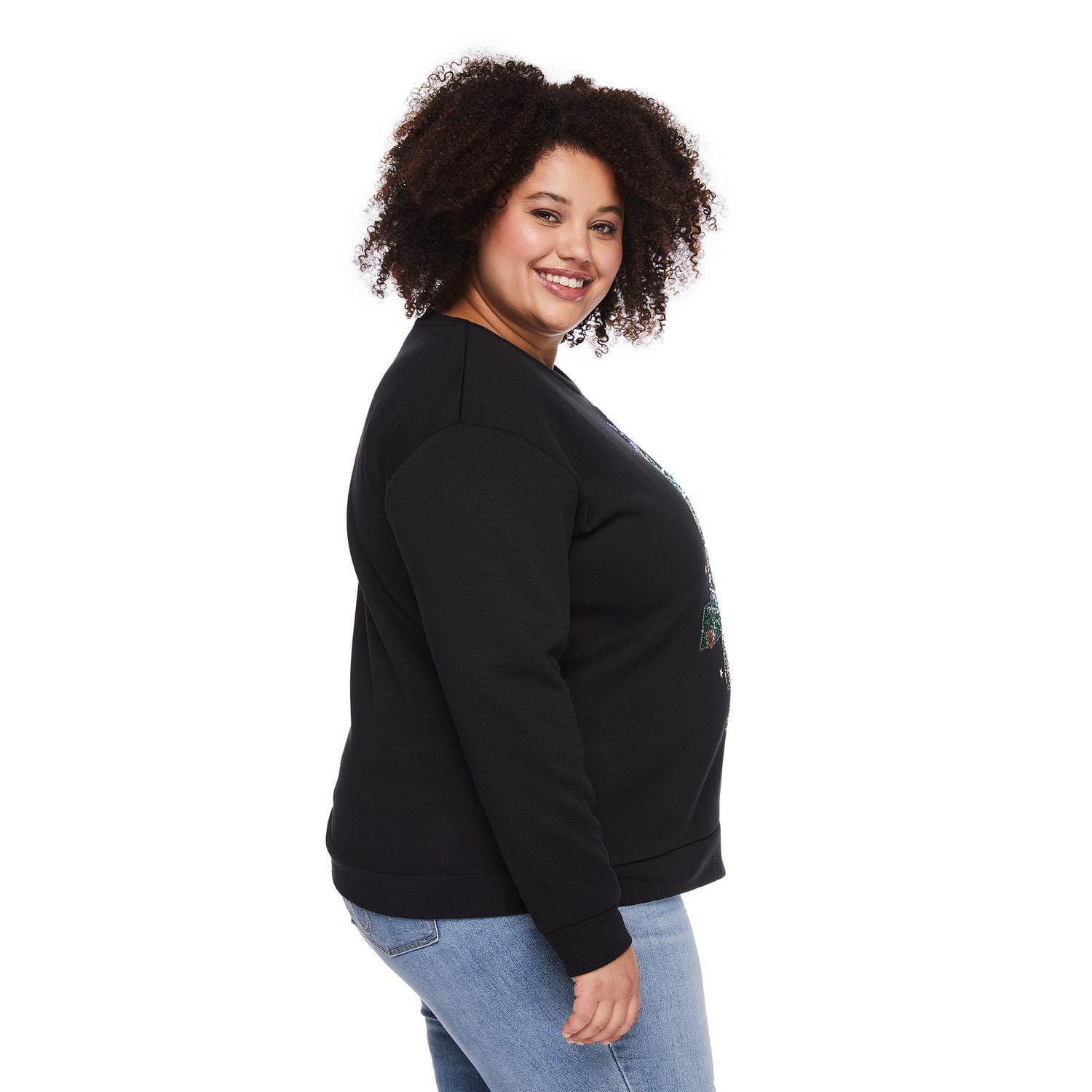 Chandail de Noël en molleton George Plus pour femmes Tailles 1X-4X