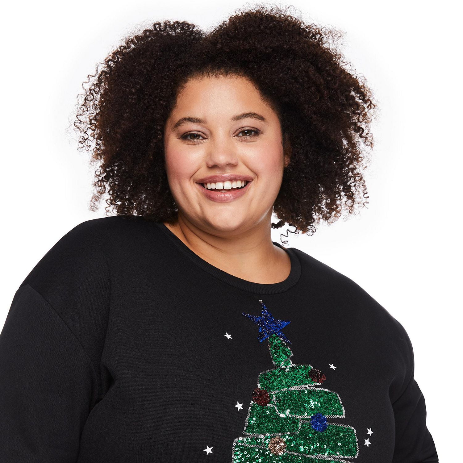 Chandail de Noël en molleton George Plus pour femmes Tailles 1X-4X