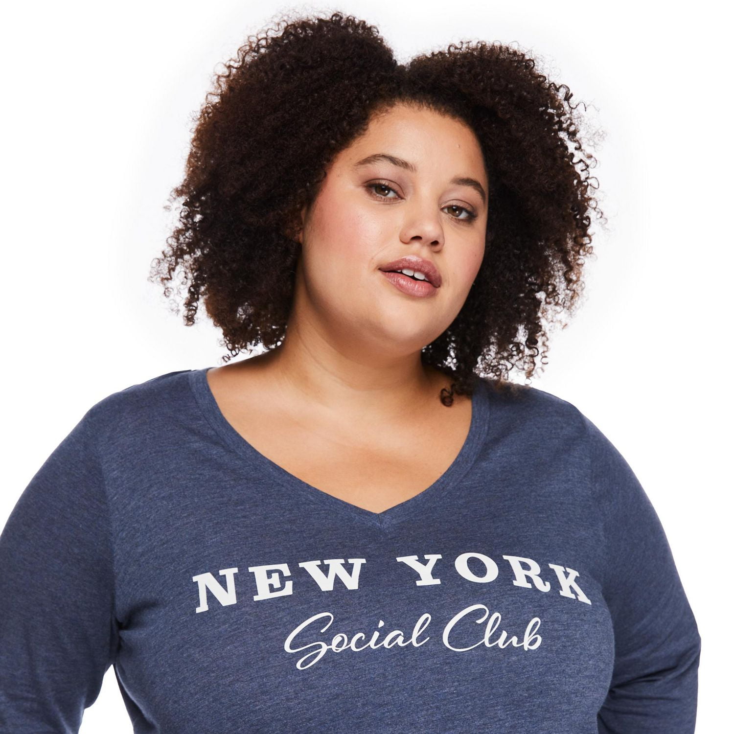 George Women's Plus V-Neckline Tee