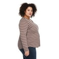 thumbnail image 2 of George Women's Plus V-Neckline Tee, 2 of 6