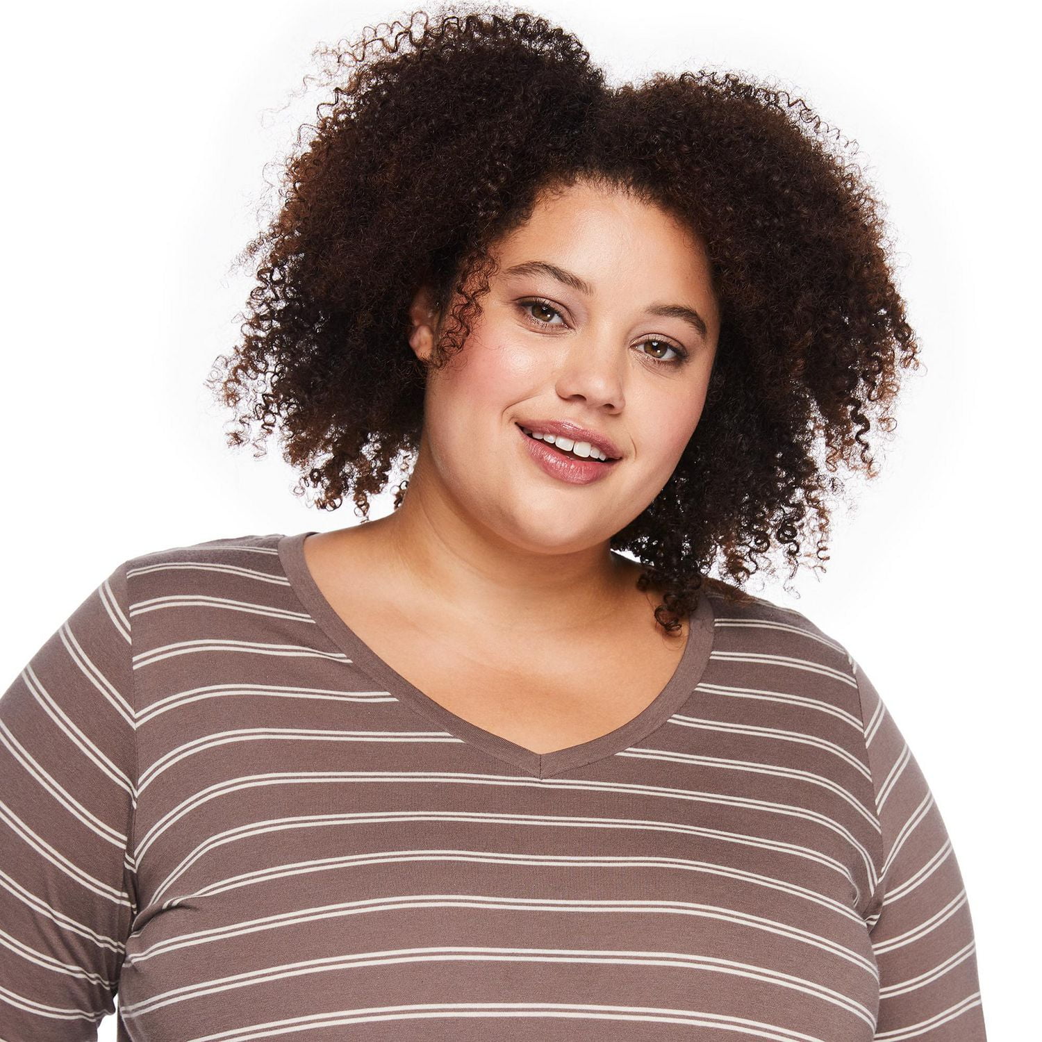 George Women's Plus V-Neckline Tee