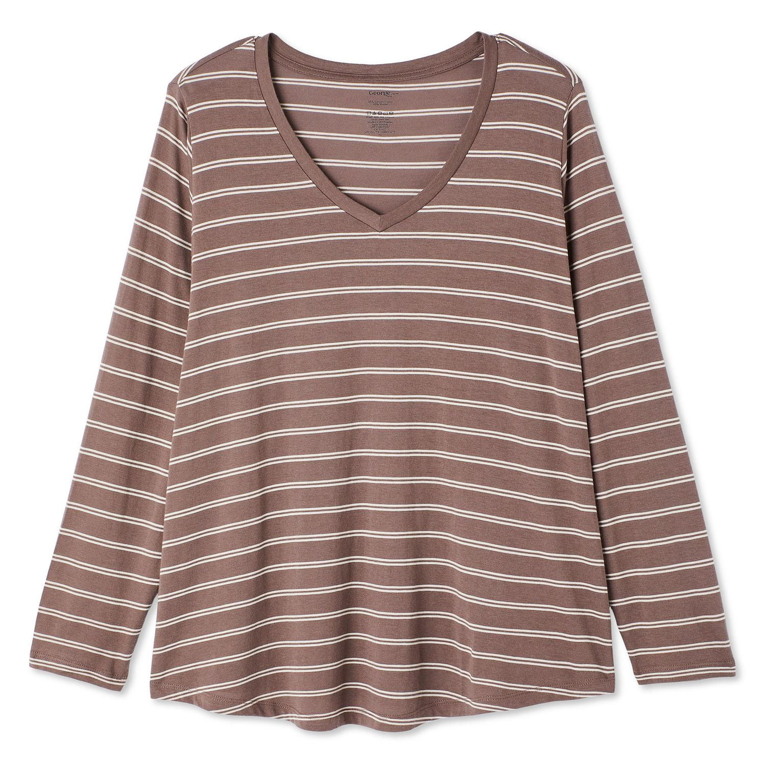 George Women's Plus V-Neckline Tee