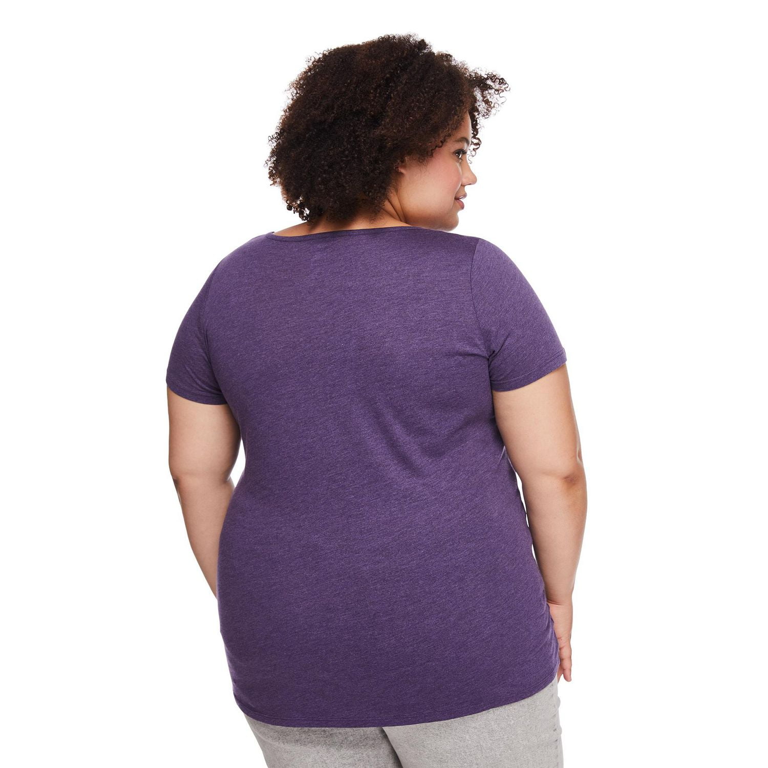 T-shirt à encolure en V George Plus pour femmes