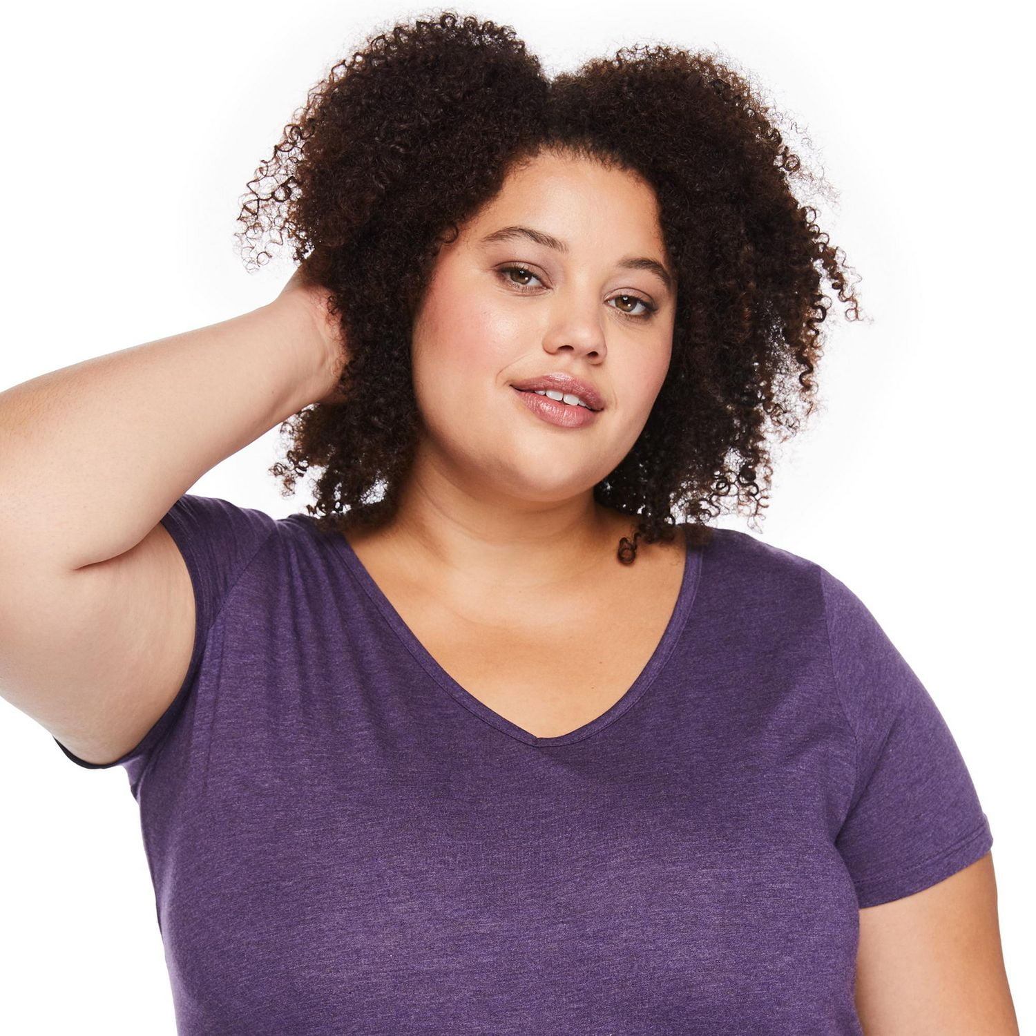 T-shirt à encolure en V George Plus pour femmes