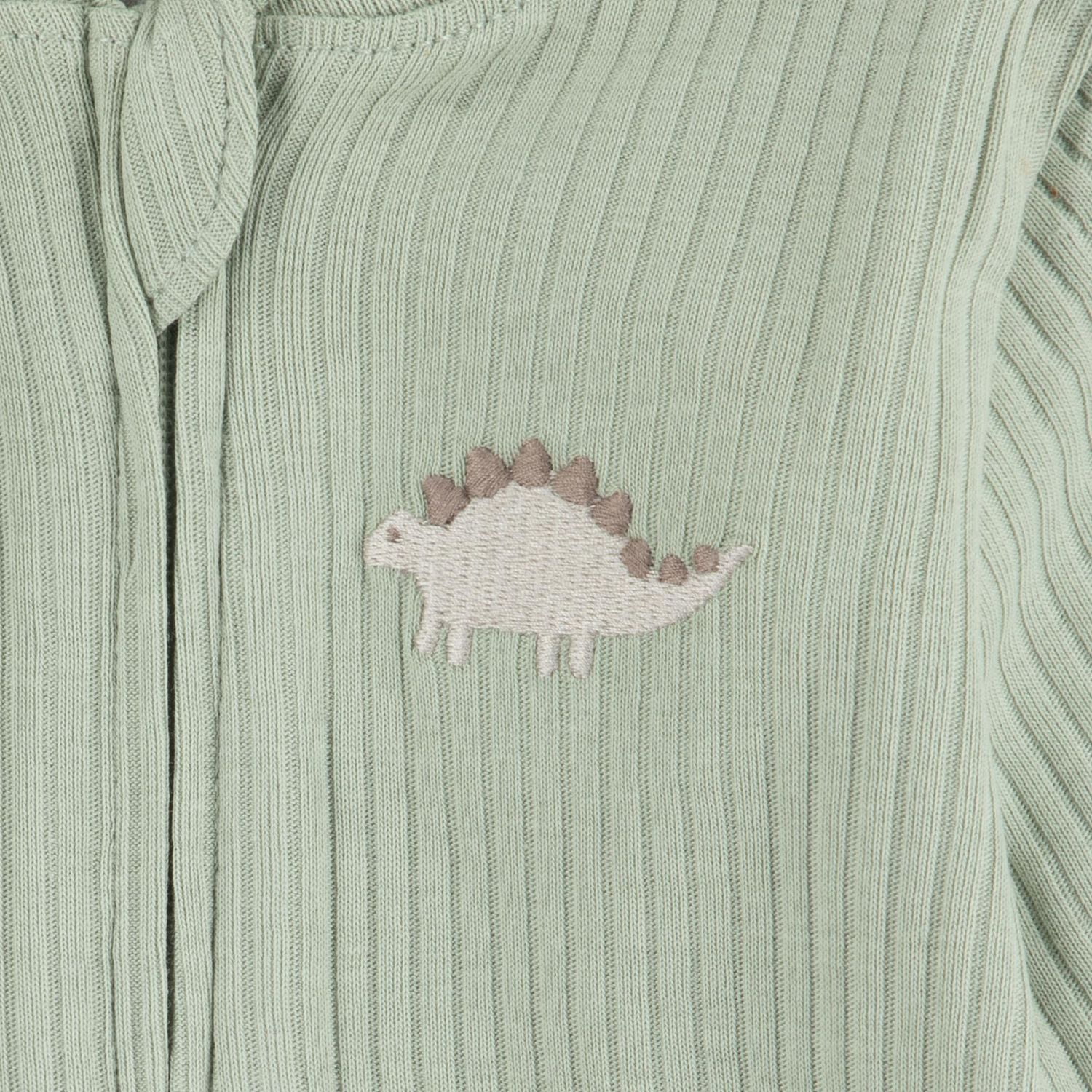 Huggies® Ribbed 2-Way Zip Organic Coveralls