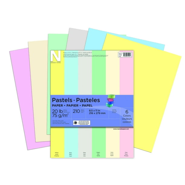 Papier Pastels de couleurs variées