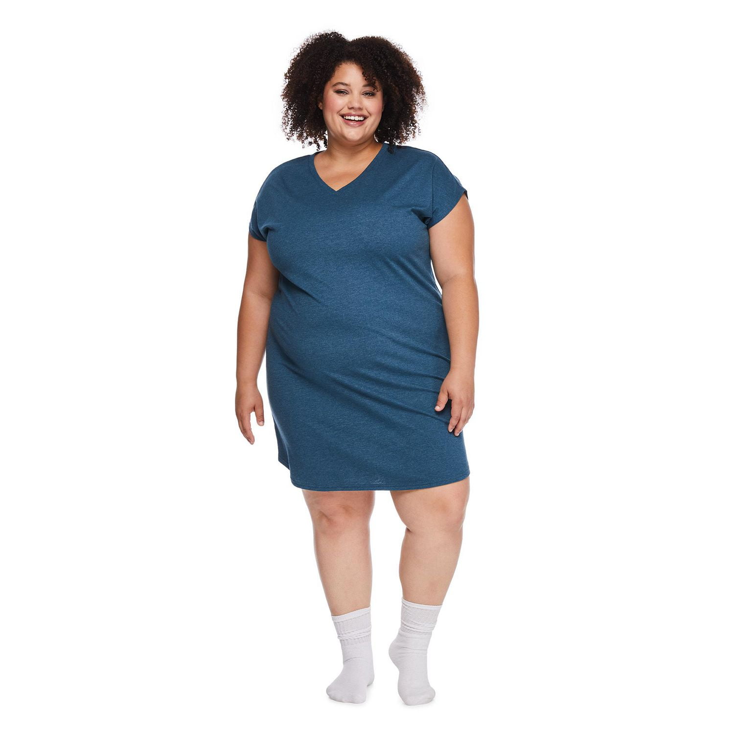 George Women's Plus V-Neckline Nightshirt