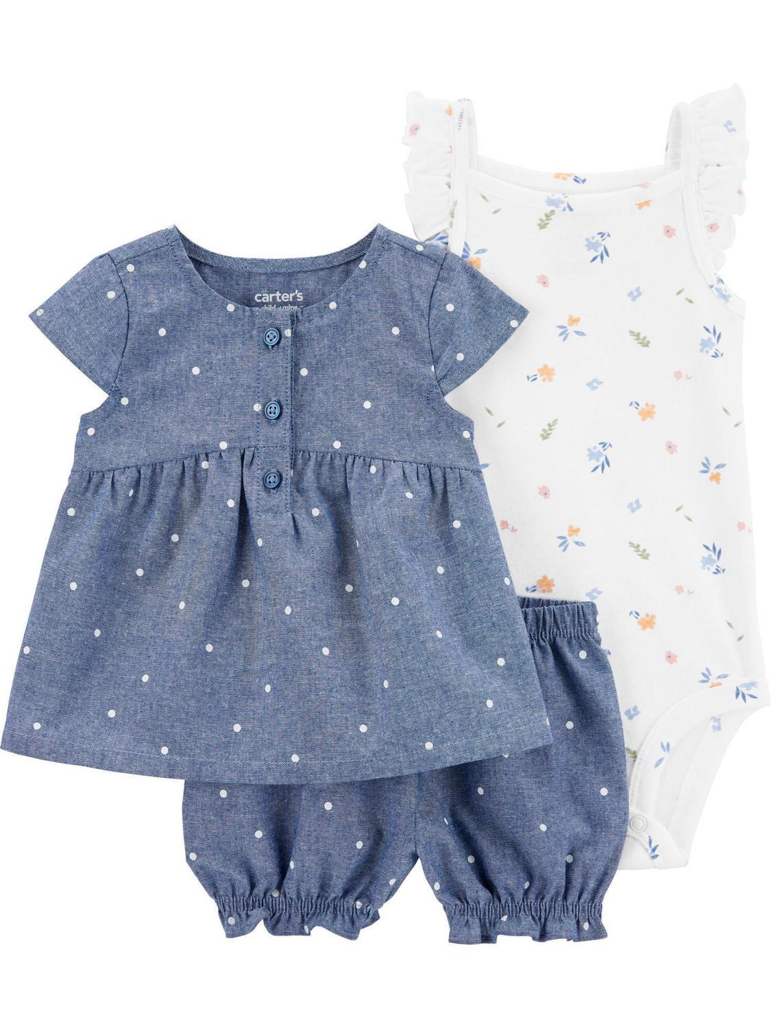 Carter's Child of Mine IG 3pc Set - Chambray