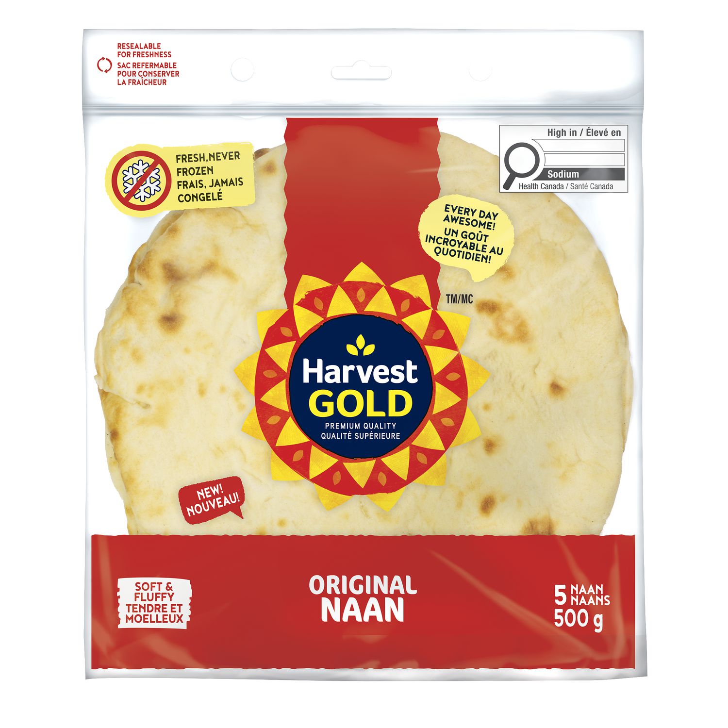 Harvest Gold Naan Original