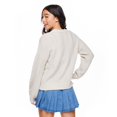 thumbnail image 3 of No Boundaries Women's Oversized Cardigan, 3 of 6