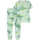 Pyjama 2 pièces TB Child of Mine de Carter's - Lapin dinosaure vert 30 ml, 1 fl. oz. – image 1 sur 3