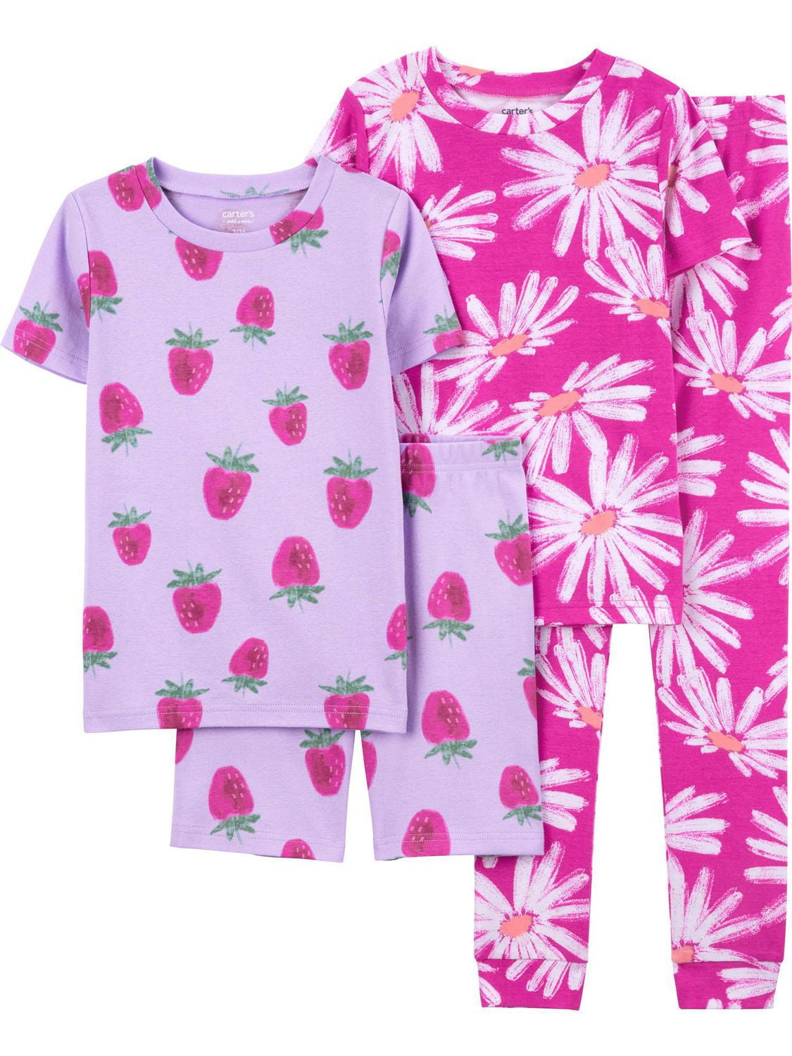 Carter's Child of Mine 4pc PJ - Berry Floral