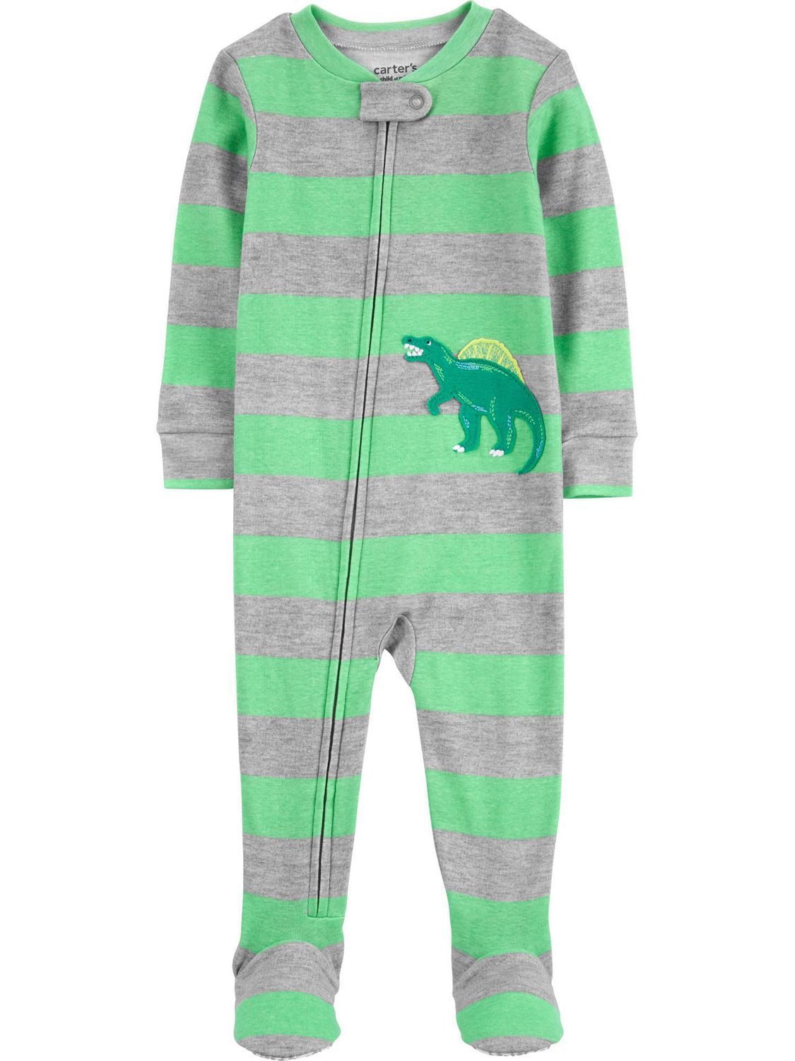 Carter's Child of Mine TB 1pc PJ - Green Dino Stripe