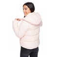 thumbnail image 3 of No Boundaries Women's Cropped Puffer Jacket, 3 of 6