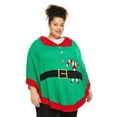 thumbnail image 1 of George Women's Plus Holiday Poncho, 1 of 6