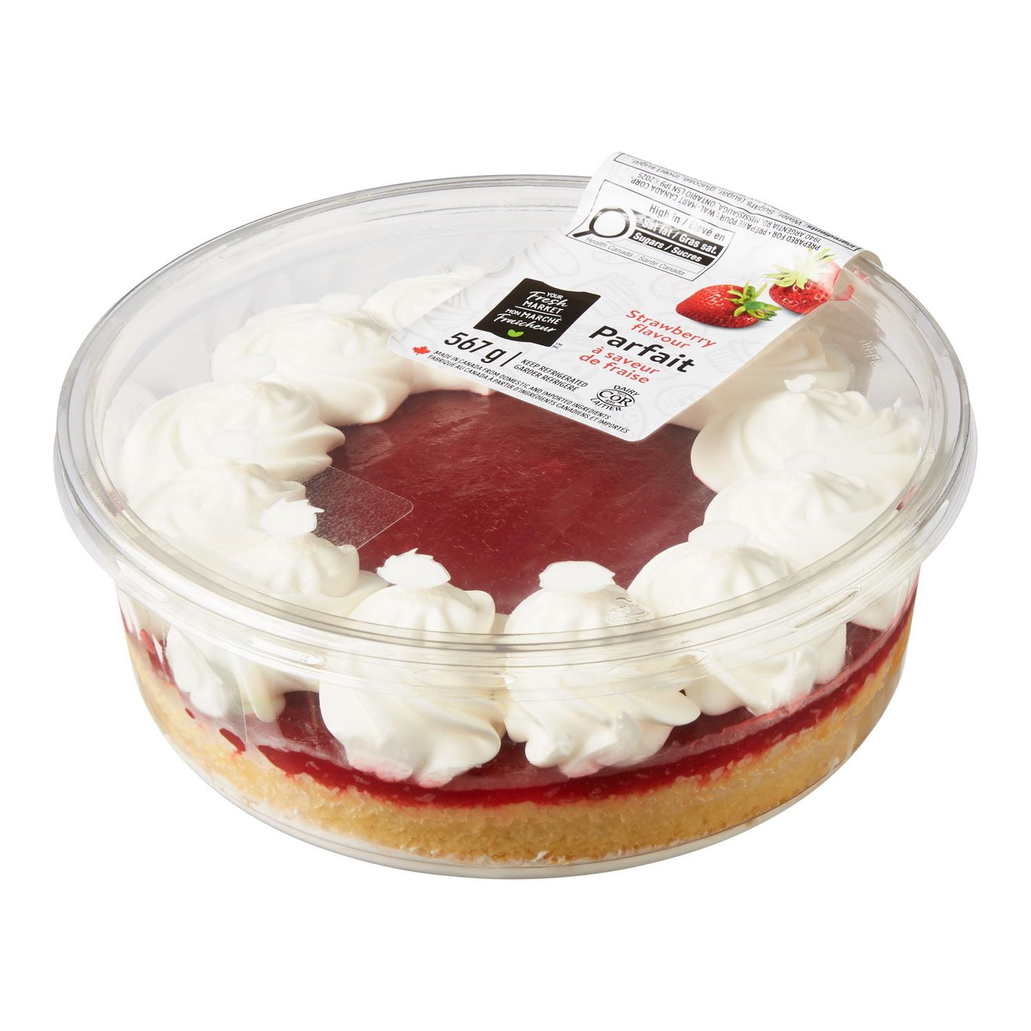 Your Fresh Market Strawberry Flavour Parfait, 567 g