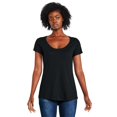 thumbnail image 1 of George Women's Short Sleeve Scoop Neckline Tee, 1 of 6