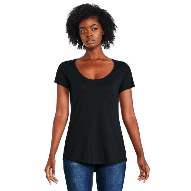 George Women's Short Sleeve Scoop Neckline Tee