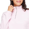 thumbnail image 4 of No Boundaries Women's Cropped Quarter-Zip Sweatshirt, 4 of 6