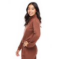 thumbnail image 2 of No Boundaries Women's Cropped Quarter-Zip Sweatshirt, 2 of 6