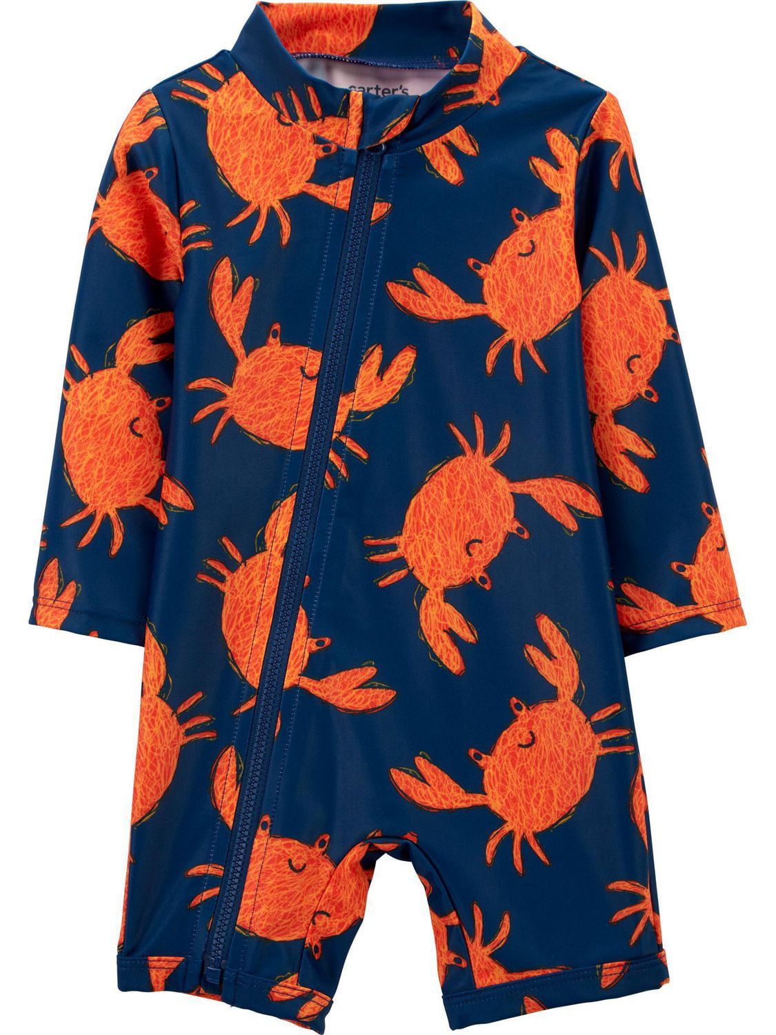 Carter's Child of Mine Boy 1pc Swim- Red Crab