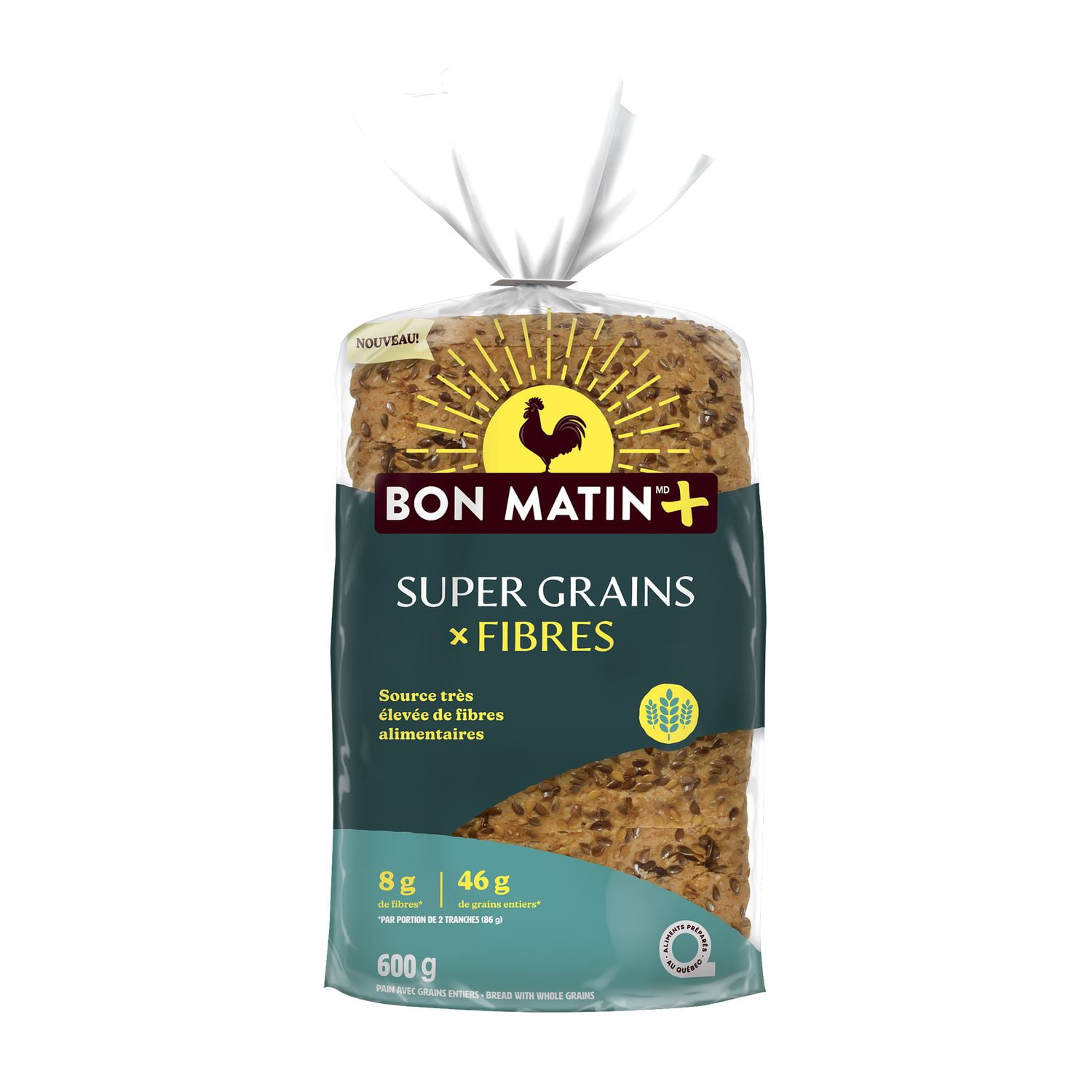 Bon Matin® Plus Super Grains x Fibre Bread, 600g