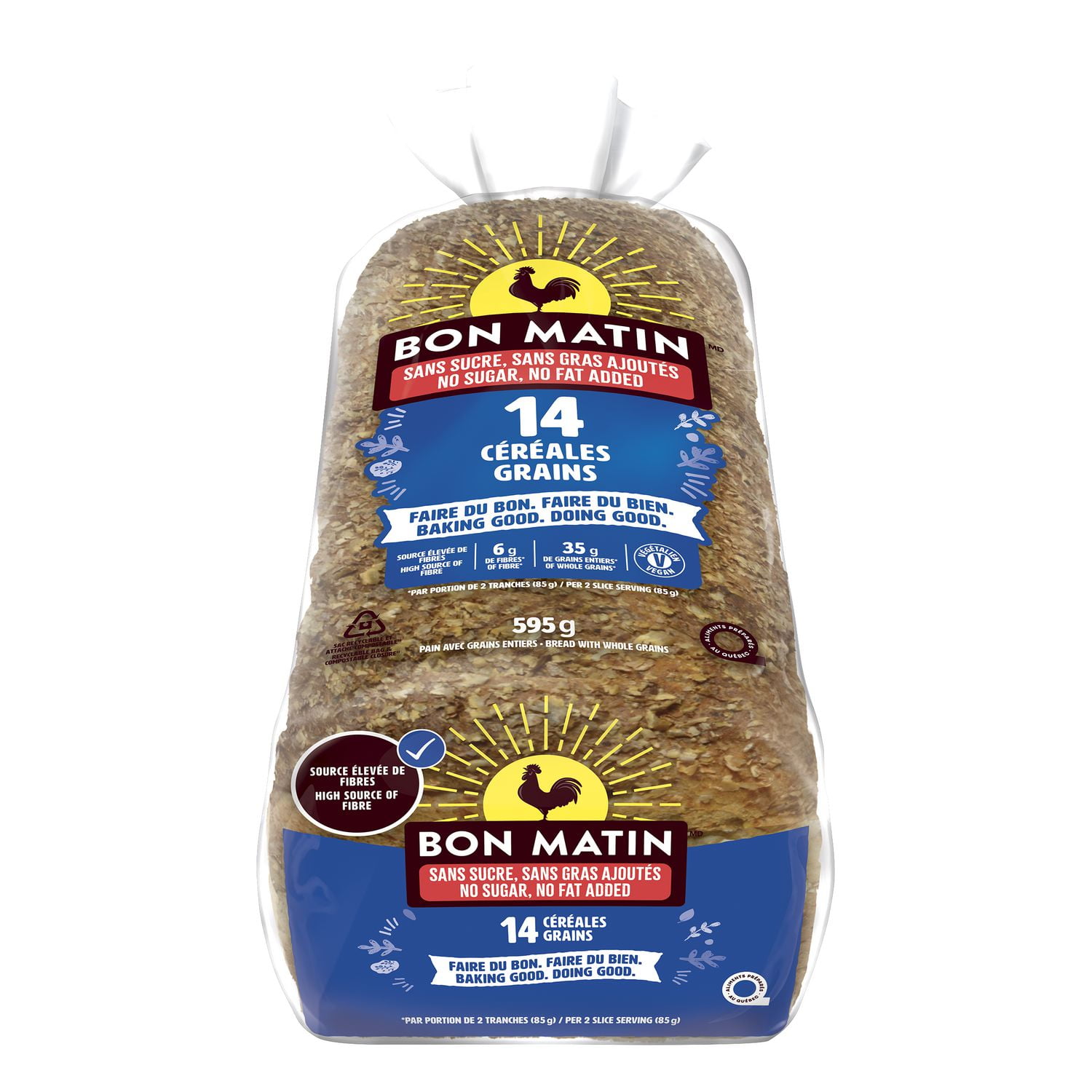 Pain 14 céréales Bon Matin🅫 595g