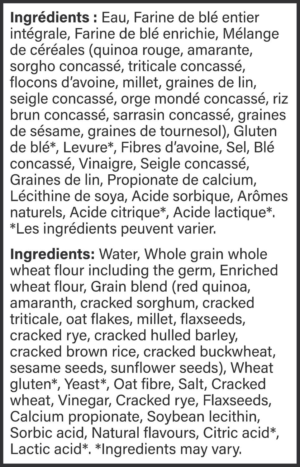 Pain 14 céréales Bon Matin🅫 595g