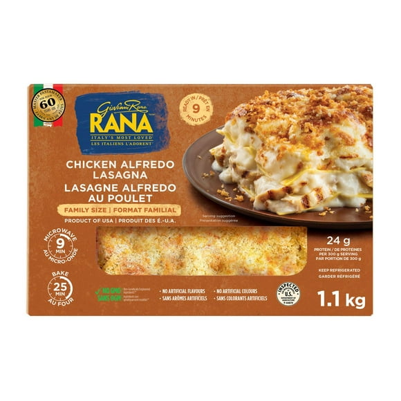 Lasagne Alfredo au poulet Rana, Format familial 1,1 kg