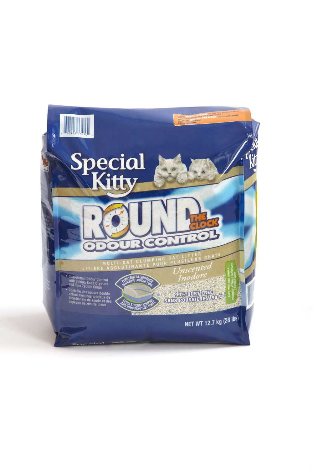 Special Kitty Round The Clock Unscented Scoopable CAT Litter 12.7KG