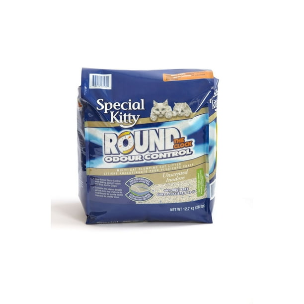 SPECIAL KITTY ROUND THE CLOCK inodore litière agglomérante pour chat 12.7KG