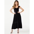 thumbnail image 1 of Sofia Jeans by Sofia Vergara Women's Tiered Maxi Dress with Back Tie Neck, 1 of 1