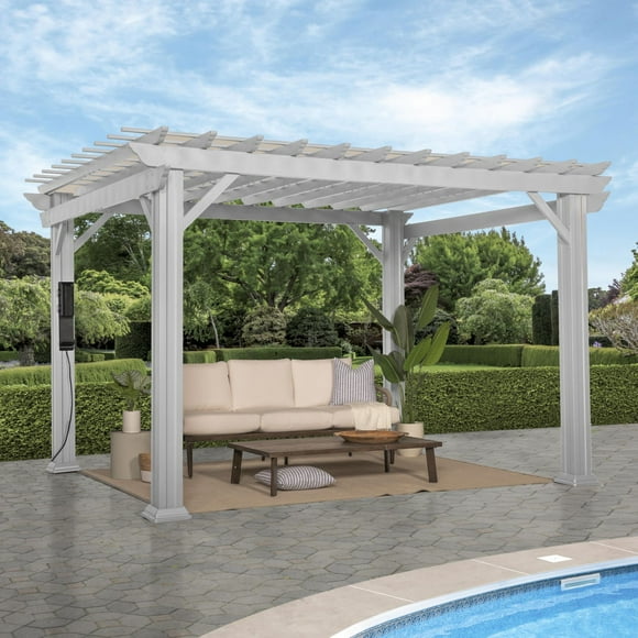 Backyard Discovery 12' x 10' Hawthorne Cedar Pergola